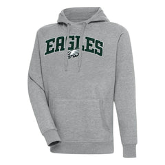 Philadelphia Eagles Antigua Victory Pullover Hoodie Heather Gray
