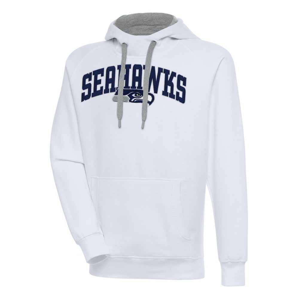 Seattle Seahawks Antigua Victory Pullover Hoodie White