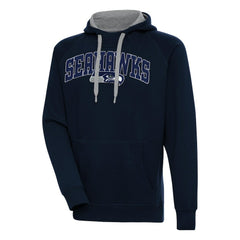 Seattle Seahawks Antigua Victory Pullover Hoodie College Navy