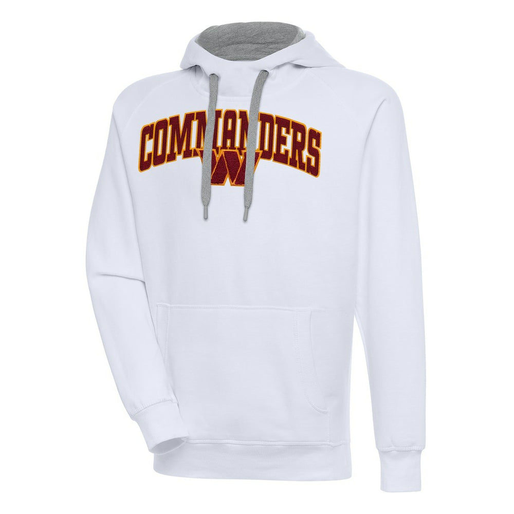 Washington Commanders Antigua Victory Pullover Hoodie White