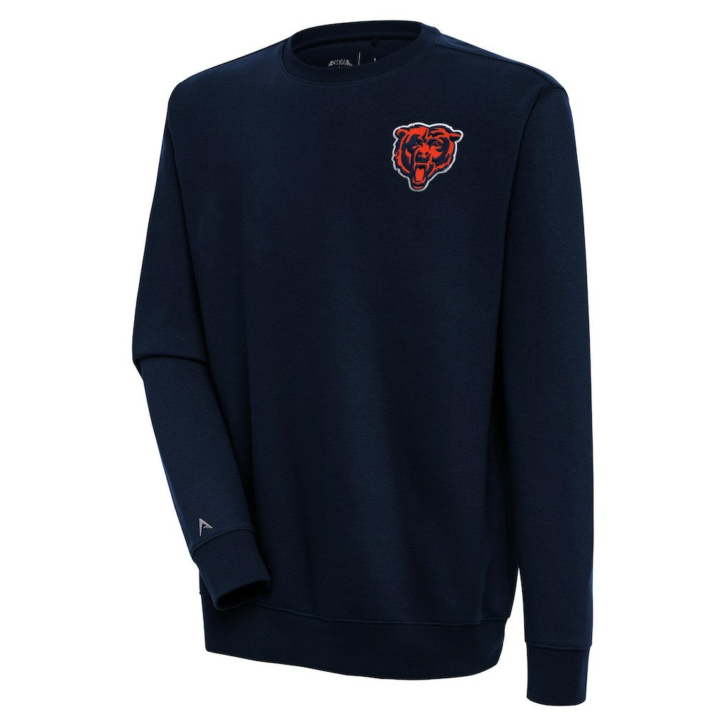 Chicago Bears Antigua Victory Pullover Sweatshirt Navy