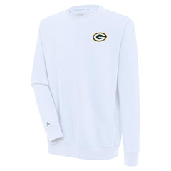 Green Bay Packers Antigua Victory Pullover Sweatshirt White