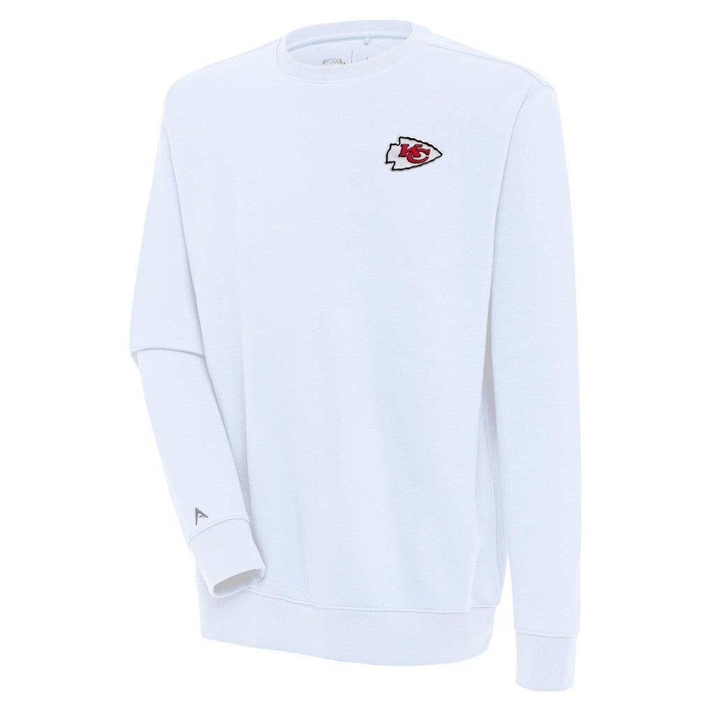 Kansas City Chiefs Antigua Victory Pullover Sweatshirt White