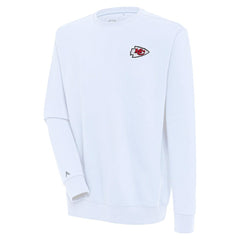 Kansas City Chiefs Antigua Victory Pullover Sweatshirt White