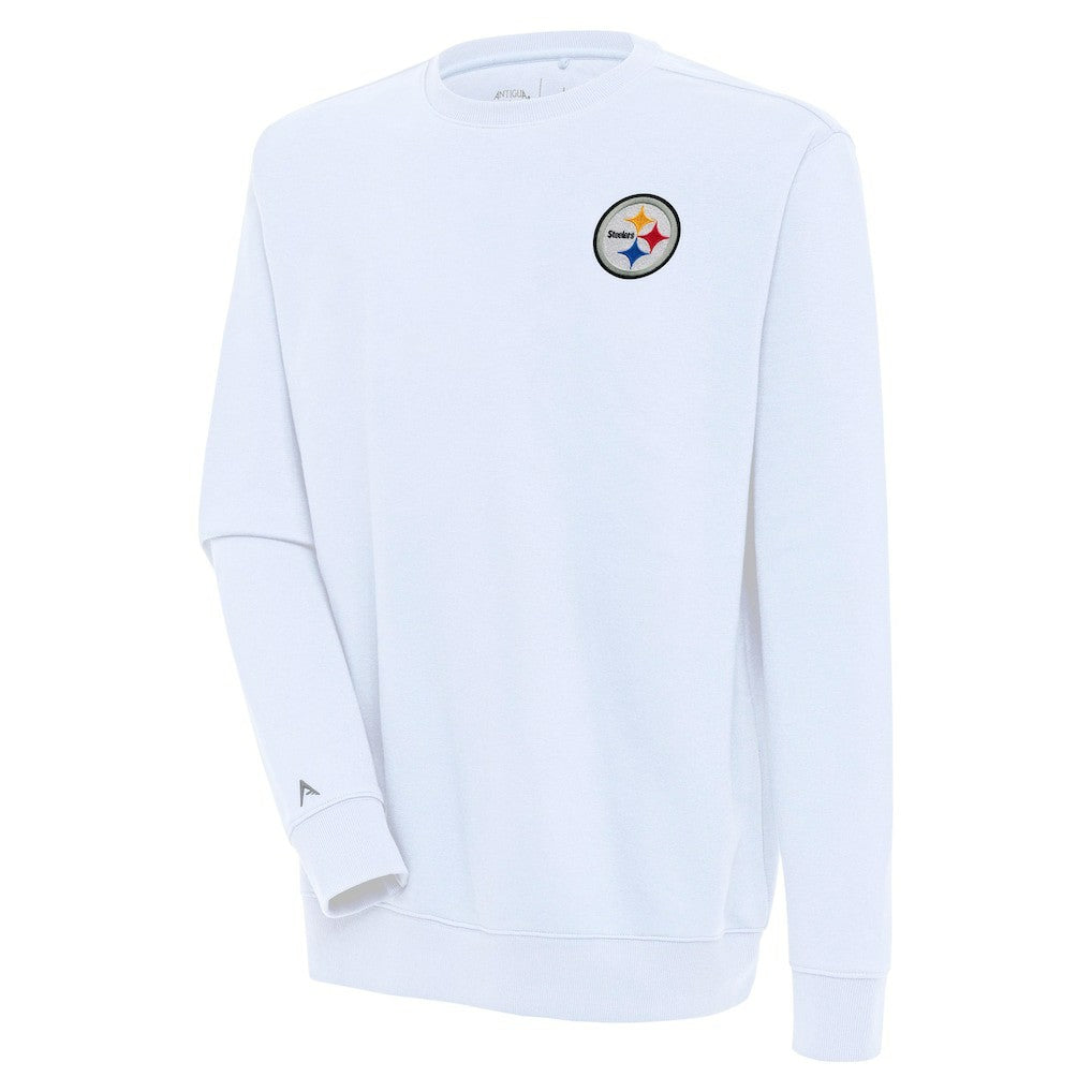 Pittsburgh Steelers Antigua Victory Pullover Sweatshirt White