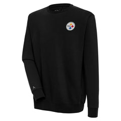 Pittsburgh Steelers Antigua Victory Pullover Sweatshirt Black