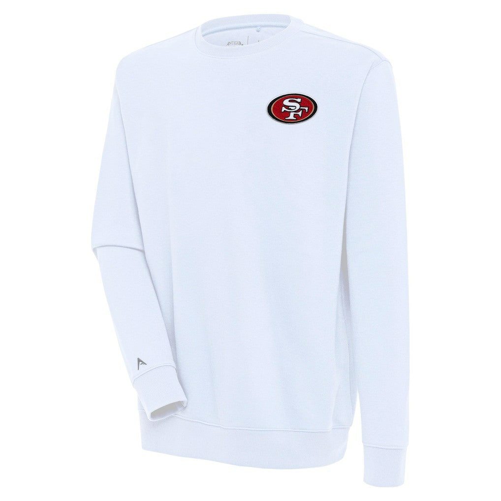 San Francisco 49ers Antigua Victory Pullover Sweatshirt White