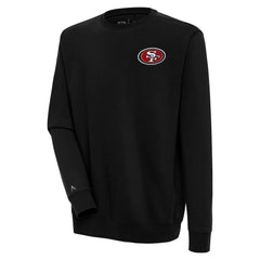 San Francisco 49ers Antigua Victory Pullover Sweatshirt Black