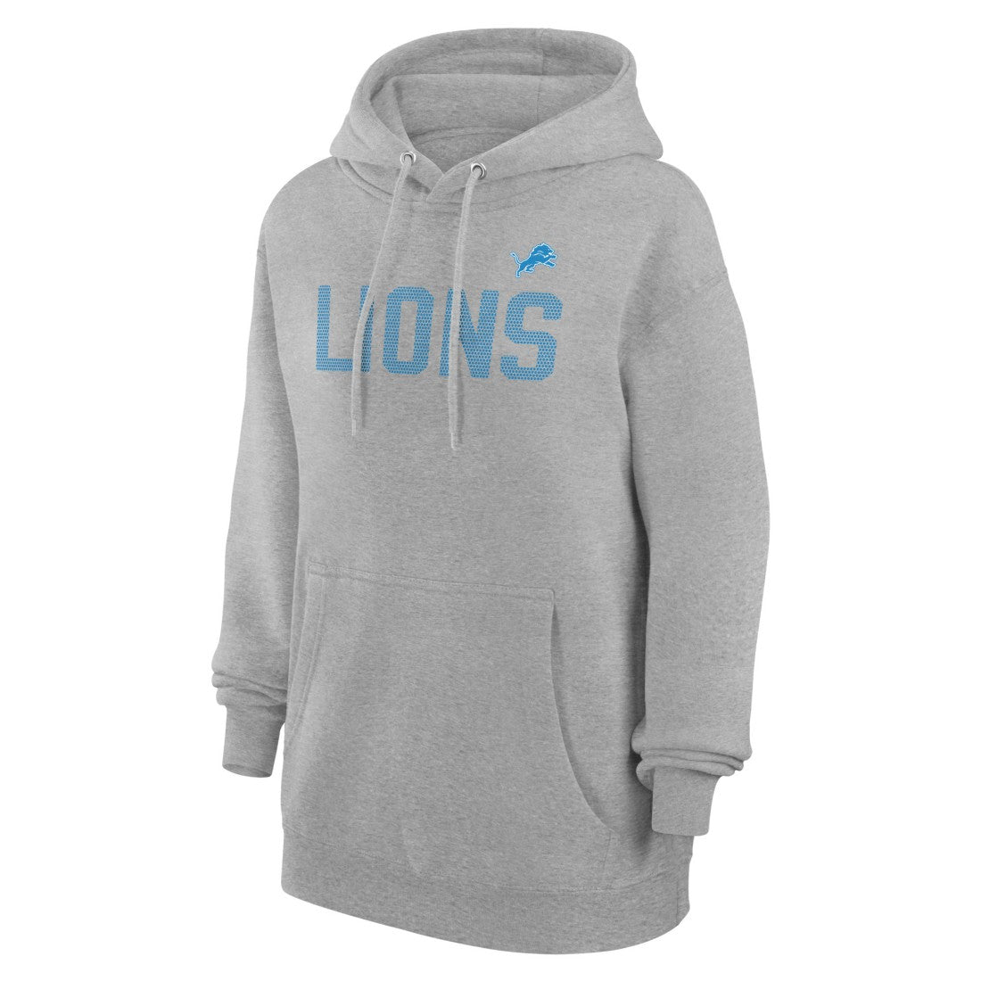 Detroit Lions G-III 4Her by Carl Banks Women's Dot Print Pullover Hoodie Heather Gray