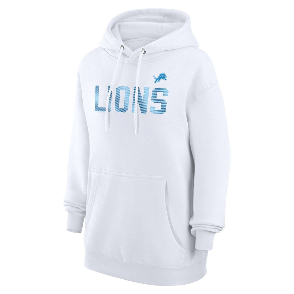 Detroit Lions G-III 4Her by Carl Banks Women's Dot Print Pullover Hoodie White