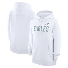 Philadelphia Eagles G-III 4Her by Carl Banks Women's Dot Print Pullover Hoodie White