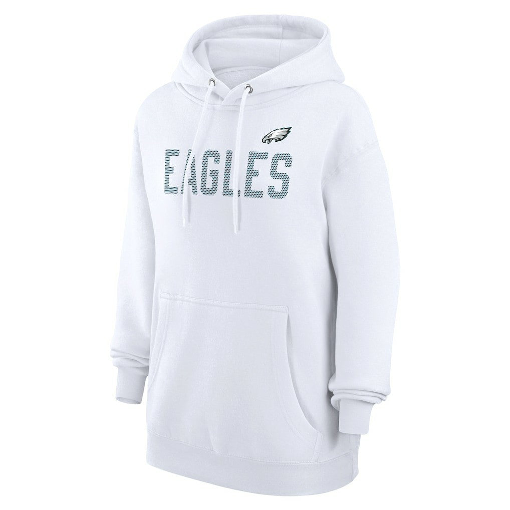 Philadelphia Eagles G-III 4Her by Carl Banks Women's Dot Print Pullover Hoodie White