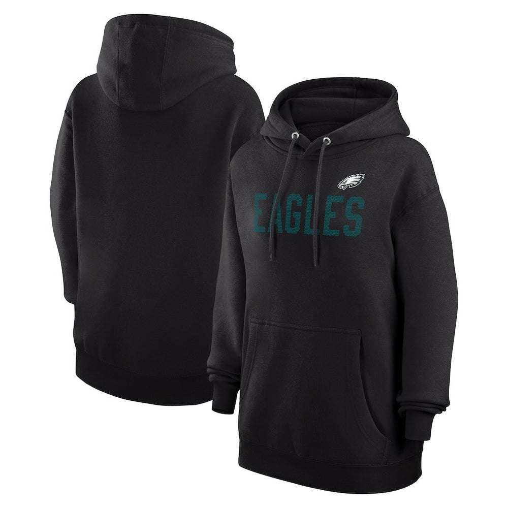 Philadelphia Eagles G-III 4Her by Carl Banks Women's Dot Print Pullover Hoodie Black