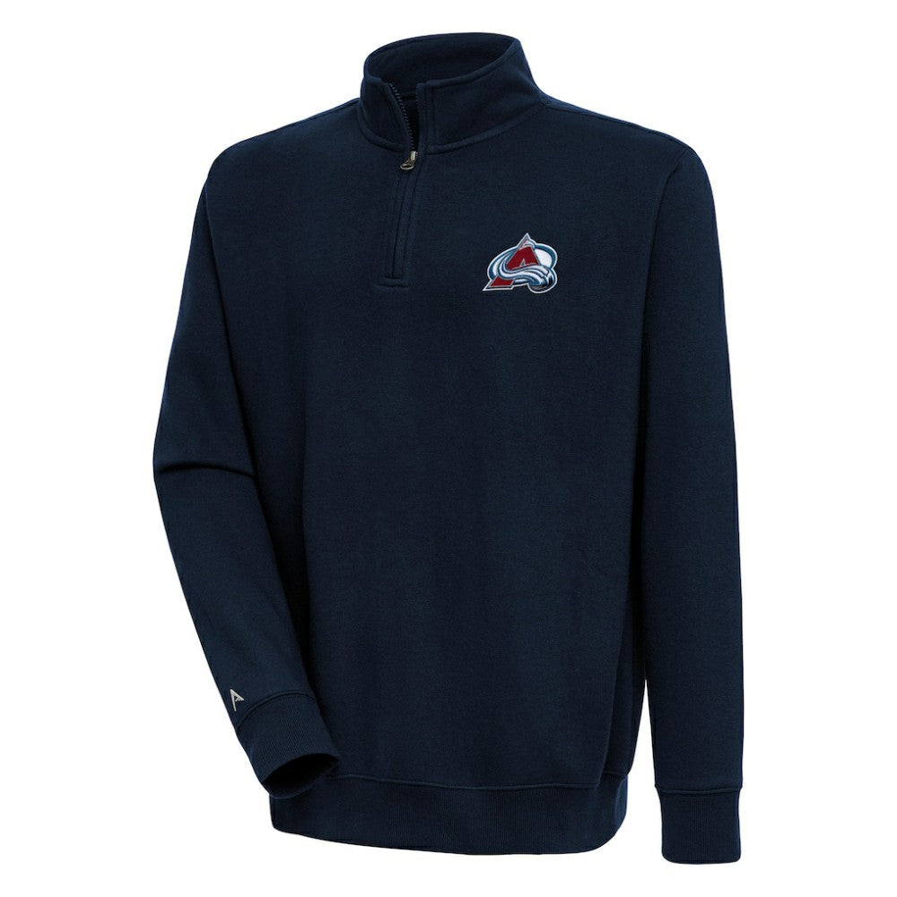 Colorado Avalanche Antigua Victory Quarter-Zip Pullover Top - Navy - NHL 200570723