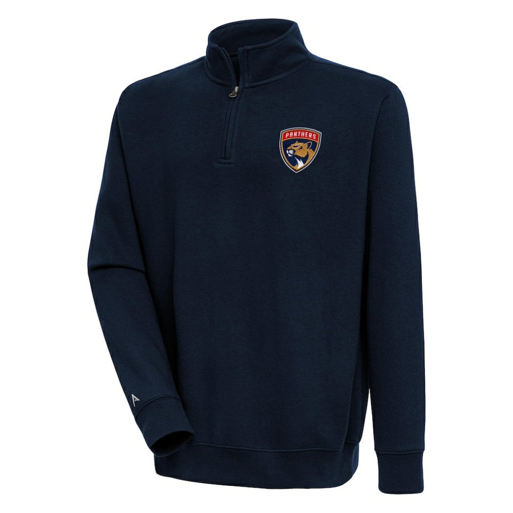 Florida Panthers Antigua Victory Quarter-Zip Pullover Top - Navy - NHL 200570743