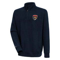 Florida Panthers Antigua Victory Quarter-Zip Pullover Top - Navy - NHL 200570743