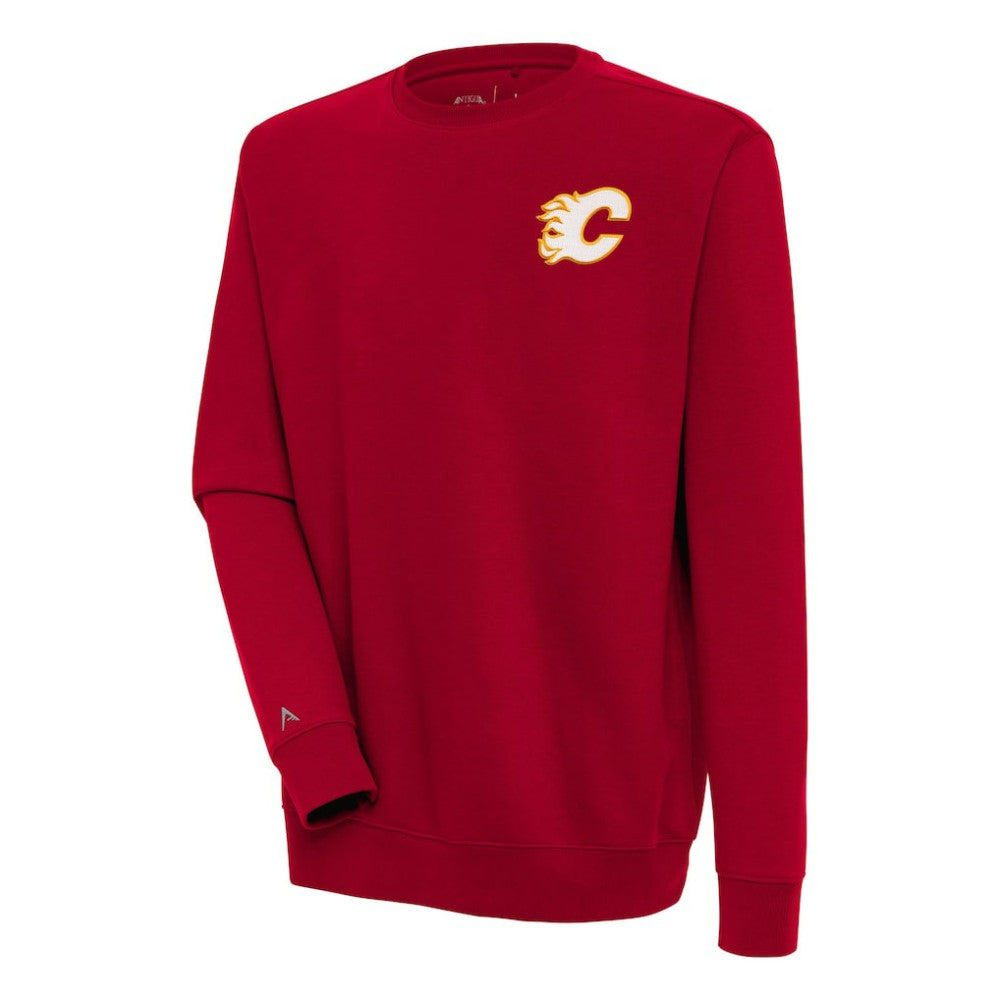 Calgary Flames Antigua Victory Pullover Sweatshirt - Red - NHL 200570991