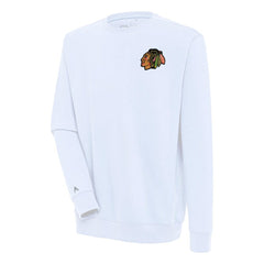 Chicago Blackhawks Antigua Victory Pullover Sweatshirt - White - NHL 200570996