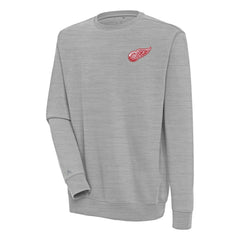 Detroit Red Wings Antigua Victory Pullover Sweatshirt - Heather Gray - NHL 200571011