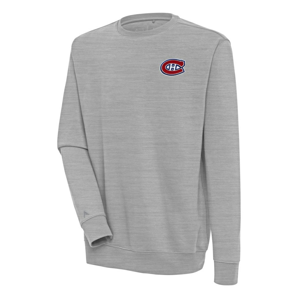 Montreal Canadiens Antigua Victory Pullover Sweatshirt - Heather Gray - NHL 200571033
