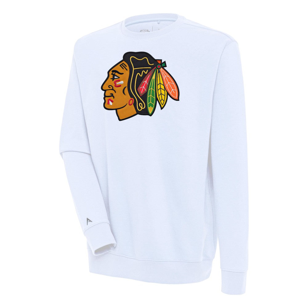 Chicago Blackhawks Antigua Victory Pullover Sweatshirt - White - NHL 200571162
