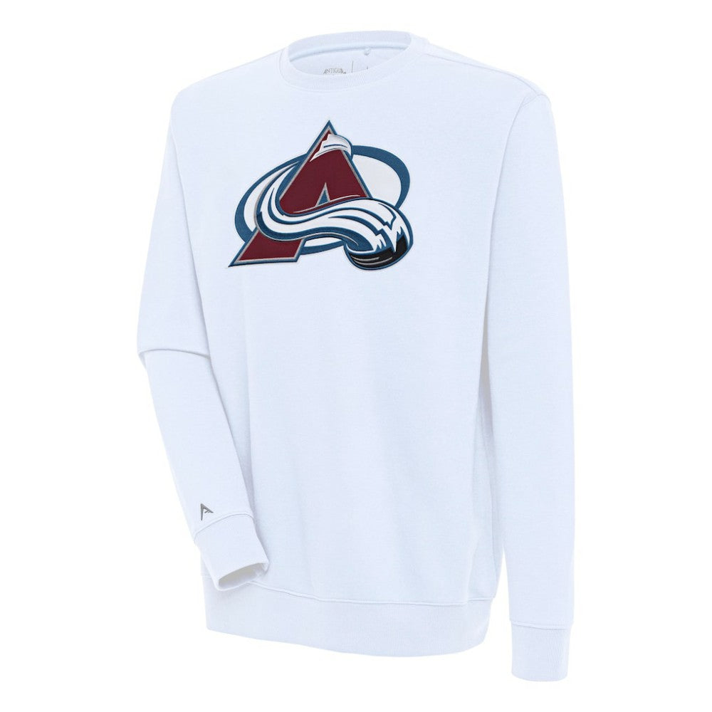 Colorado Avalanche Antigua Victory Pullover Sweatshirt - White - NHL 200571166