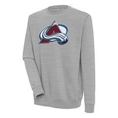 Colorado Avalanche Antigua Victory Pullover Sweatshirt - Heather Gray - NHL 200571168