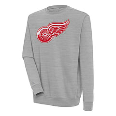 Detroit Red Wings Antigua Victory Pullover Sweatshirt - Heather Gray - NHL 200571177