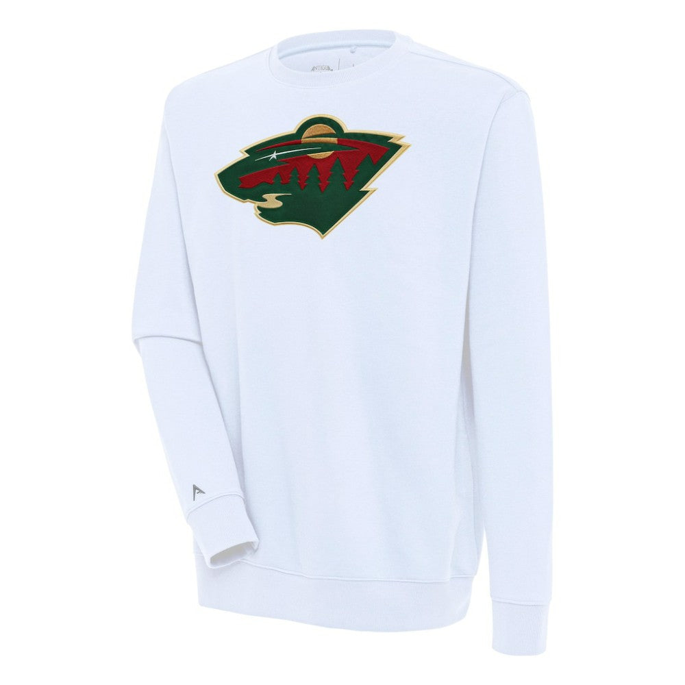 Minnesota Wild Antigua Victory Pullover Sweatshirt - White - NHL 200571189