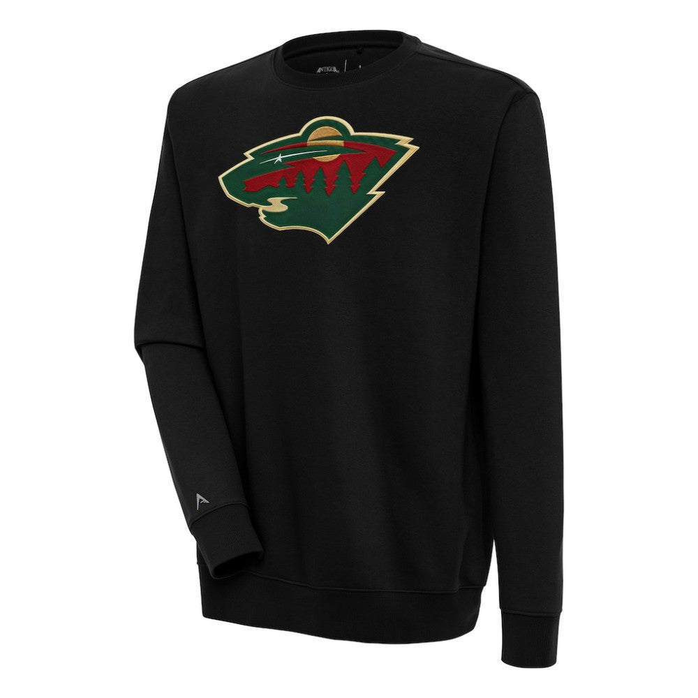 Minnesota Wild Antigua Victory Pullover Sweatshirt - Black - NHL 200571190