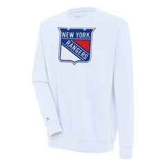 New York Rangers Antigua Victory Pullover Sweatshirt - White - NHL 200571205