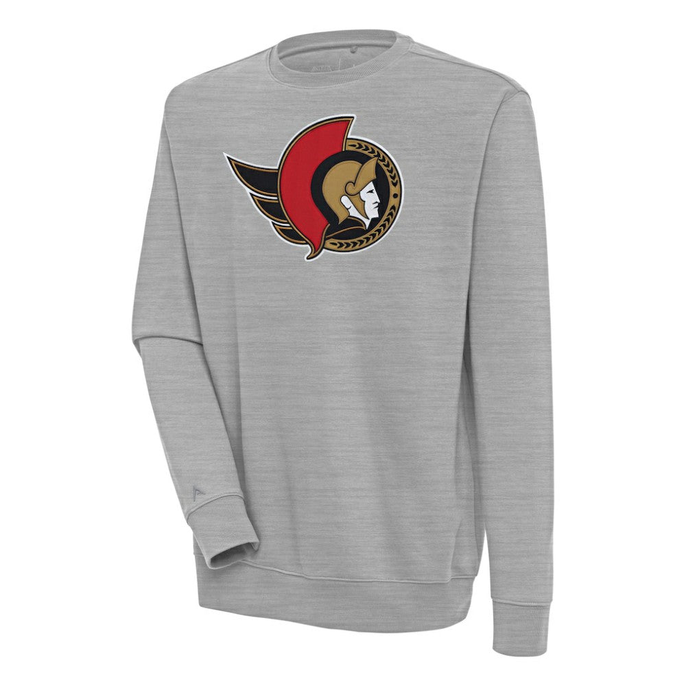 Ottawa Senators Antigua Victory Pullover Sweatshirt - Heather Gray - NHL 200571210