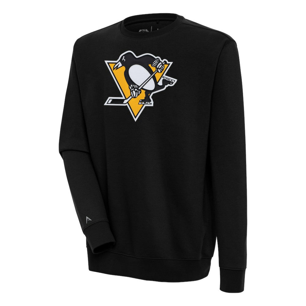 Pittsburgh Penguins Antigua Victory Pullover Sweatshirt - Black - NHL 200571215