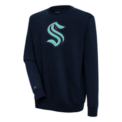 Seattle Kraken Antigua Victory Pullover Sweatshirt - Deep Sea Blue - NHL 200571221