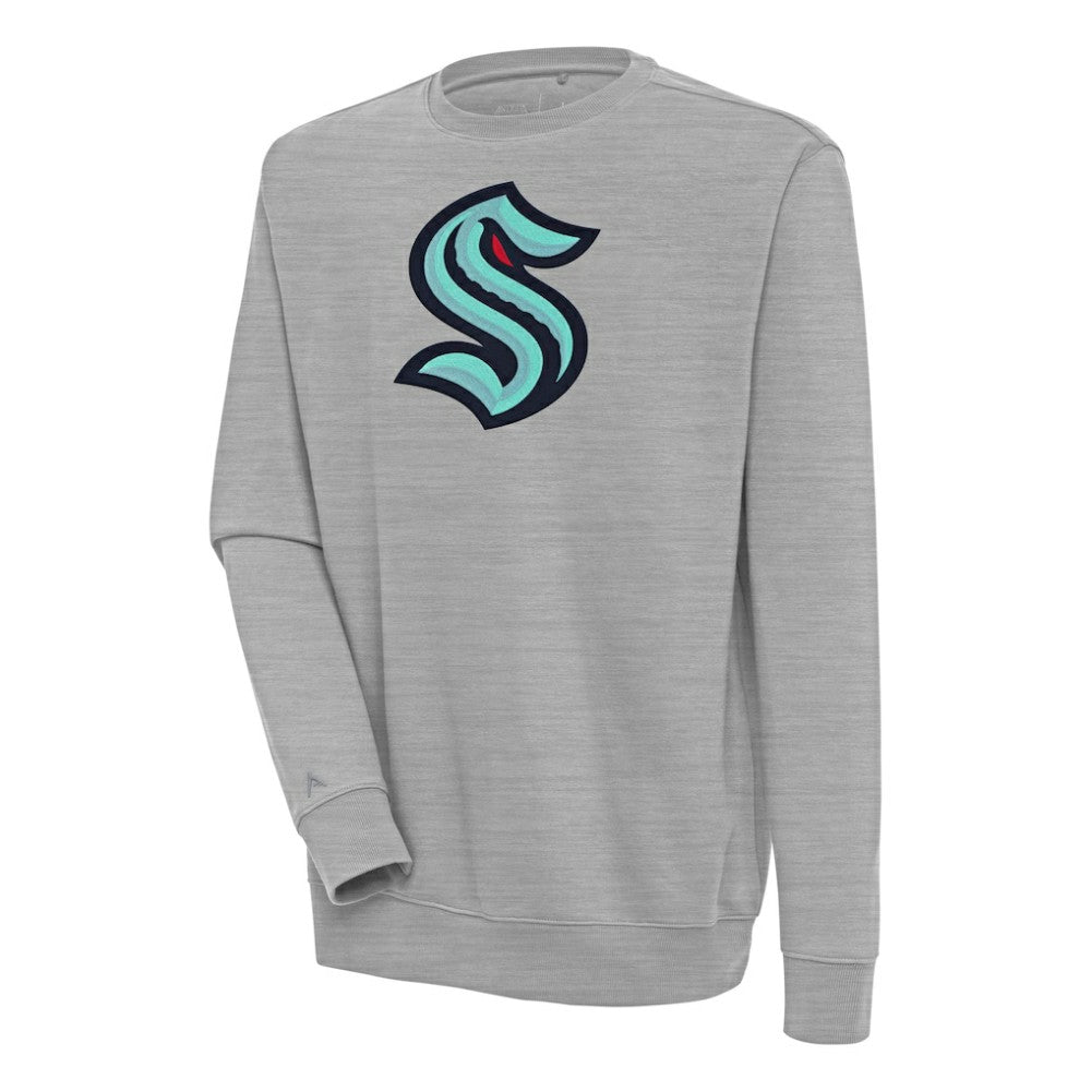 Seattle Kraken Antigua Victory Pullover Sweatshirt - Heather Gray - NHL 200571222