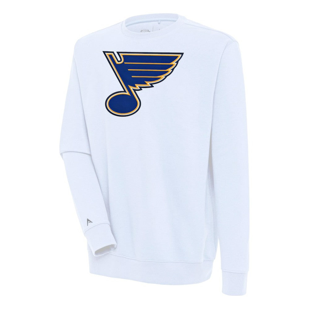 St. Louis Blues Antigua Victory Pullover Sweatshirt - White - NHL 200571223