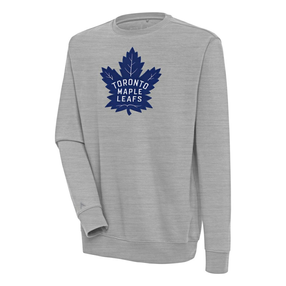 Toronto Maple Leafs Antigua Victory Pullover Sweatshirt - Heather Gray - NHL 200571230