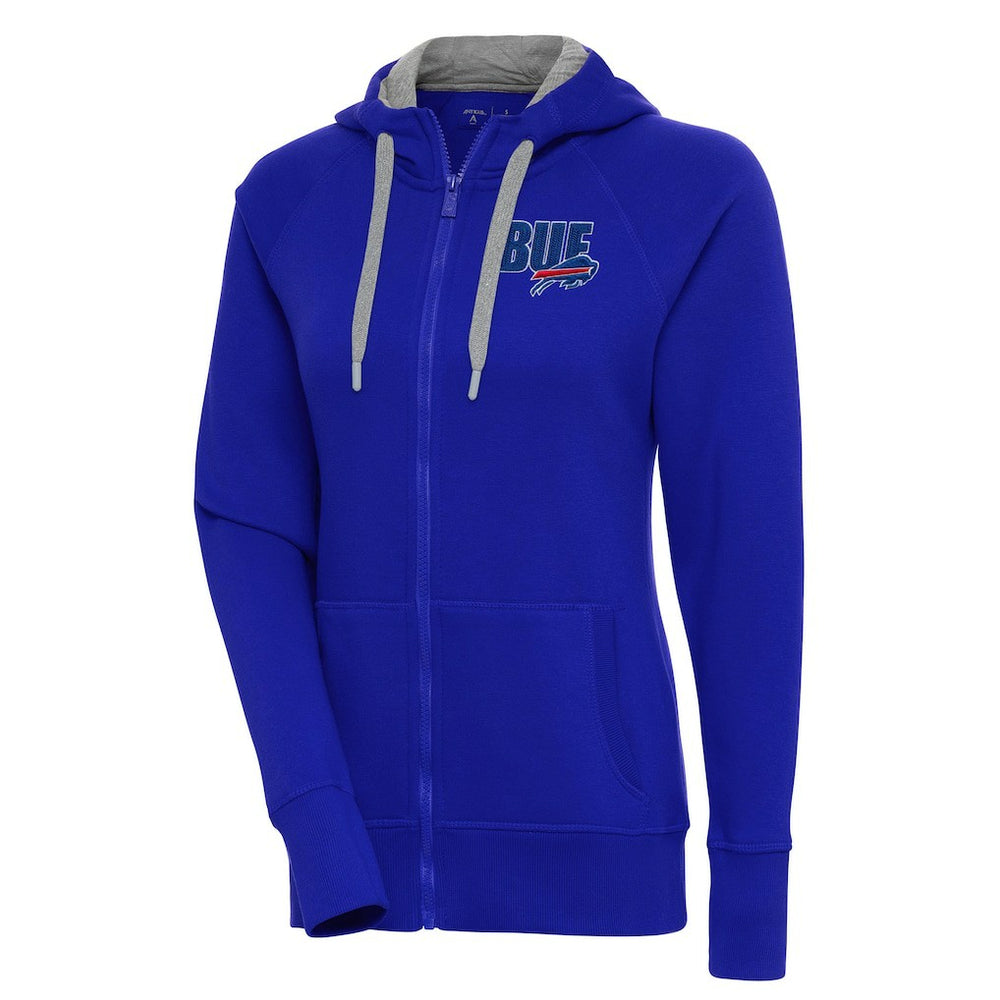 Buffalo Bills Antigua Women's Victory Full-Zip Hoodie Royal