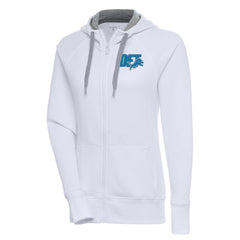 Detroit Lions Antigua Women's Victory Full-Zip Hoodie White