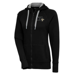 New Orleans Saints Antigua Women's Victory Full-Zip Hoodie Black