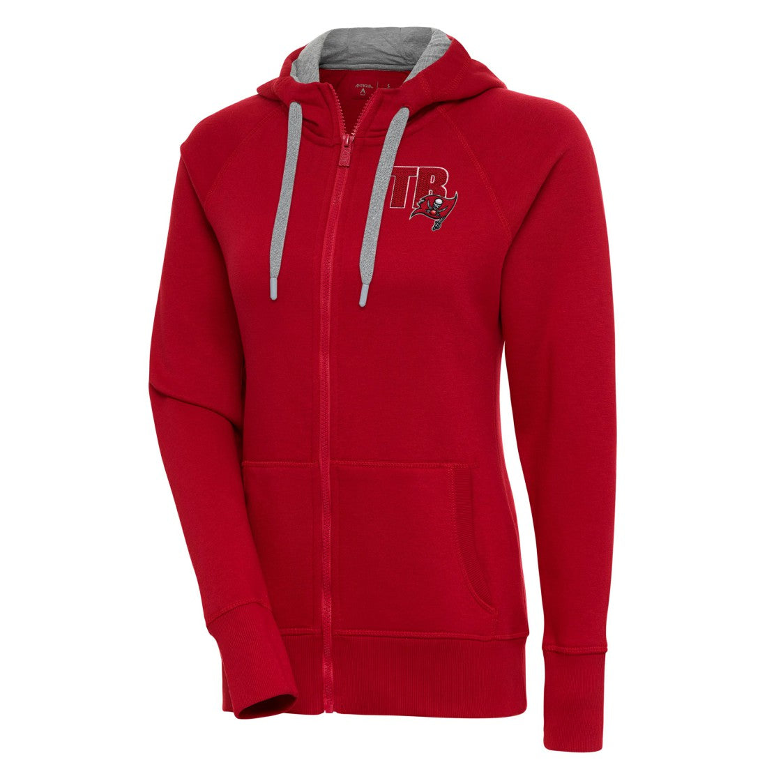 Tampa Bay Buccaneers Antigua Women's Victory Full-Zip Hoodie Red