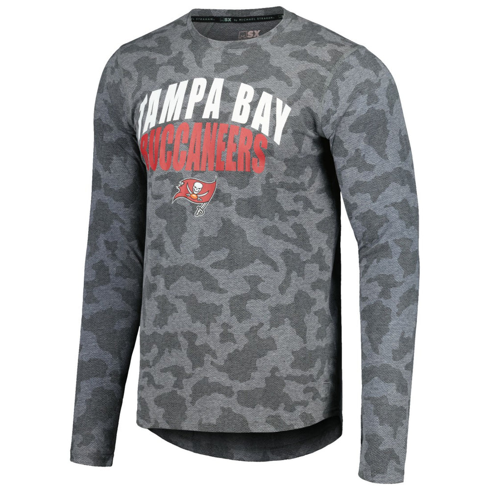 Tampa Bay Buccaneers Starter Long Sleeve T-Shirt Heather Charcoal