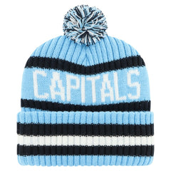 Washington Capitals '47 Cherry Blossom Bering Cuffed Knit Hat with Pom - Light Blue - NHL 200572334