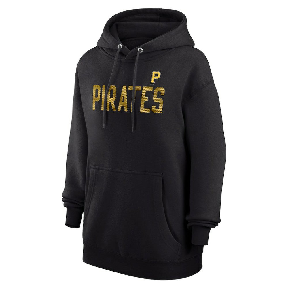 Pittsburgh Pirates G-III 4Her by Carl Banks Women's Dot Print Pullover Hoodie - Black - MLB Sale