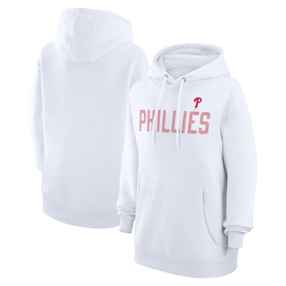Philadelphia Phillies G-III 4Her by Carl Banks Women's Dot Print Pullover Hoodie - White - MLB Online