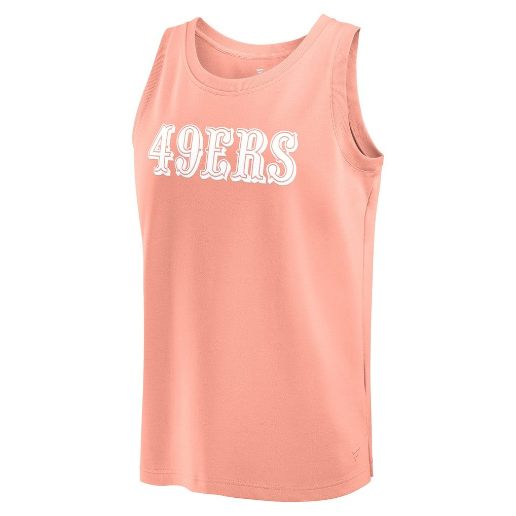 Fanatics San Francisco 49ers Elements Tank Top Coral