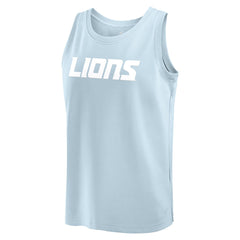 Fanatics Detroit Lions Elements Tank Top Light Blue