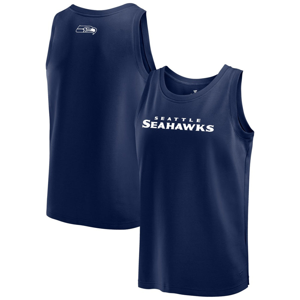 Fanatics Seattle Seahawks Elements Tank Top College Navy