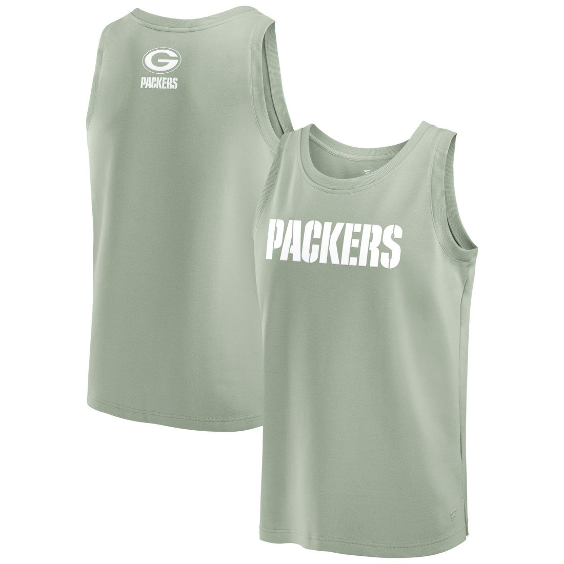Fanatics Green Bay Packers Elements Tank Top Light Green