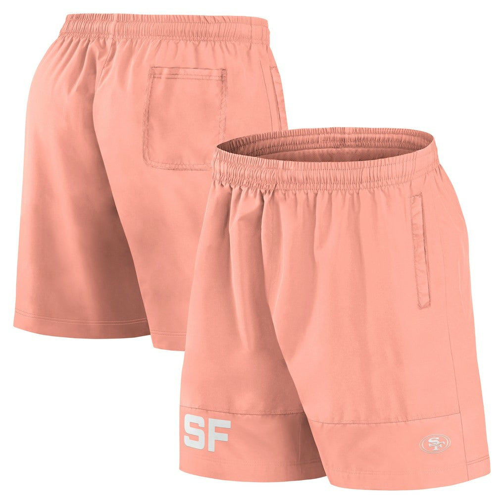 Fanatics San Francisco 49ers Elements Shorts Coral